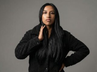 strip tease show AdaharaBanks